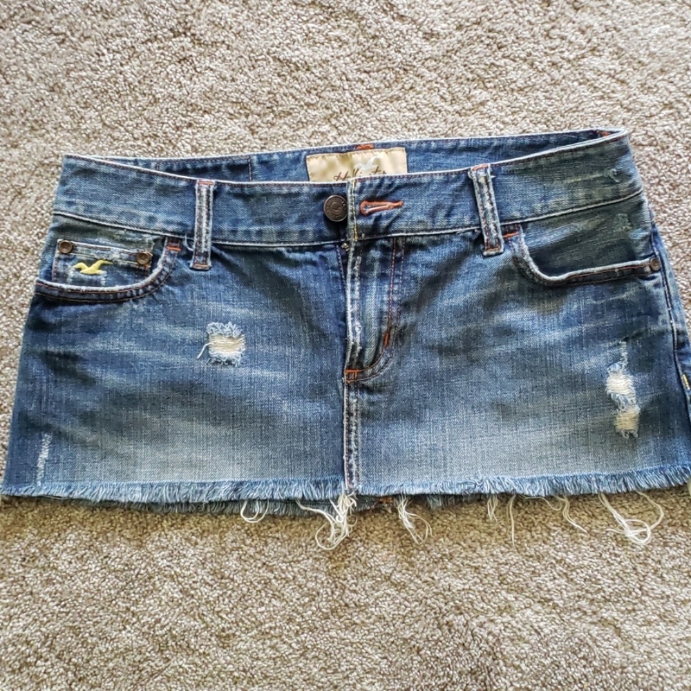 Hollister Jean skirt size 5